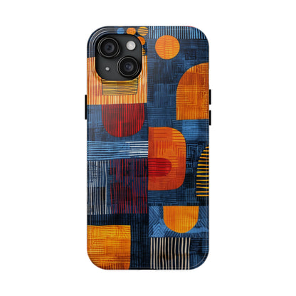 Cultural Tapestry Phone Case 3 for iPhone - Lightweight, Impact Resistant, Wireless Charging Compatible