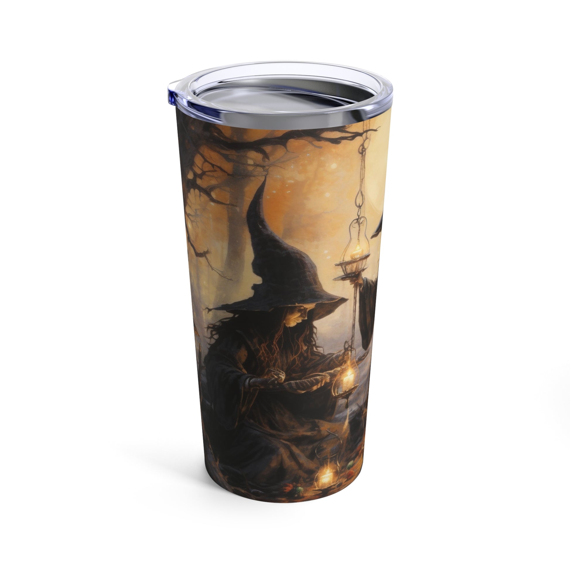 Witches' Midnight Gathering 2 - 20oz Tumbler - Witch Tumbler - Forest Witch