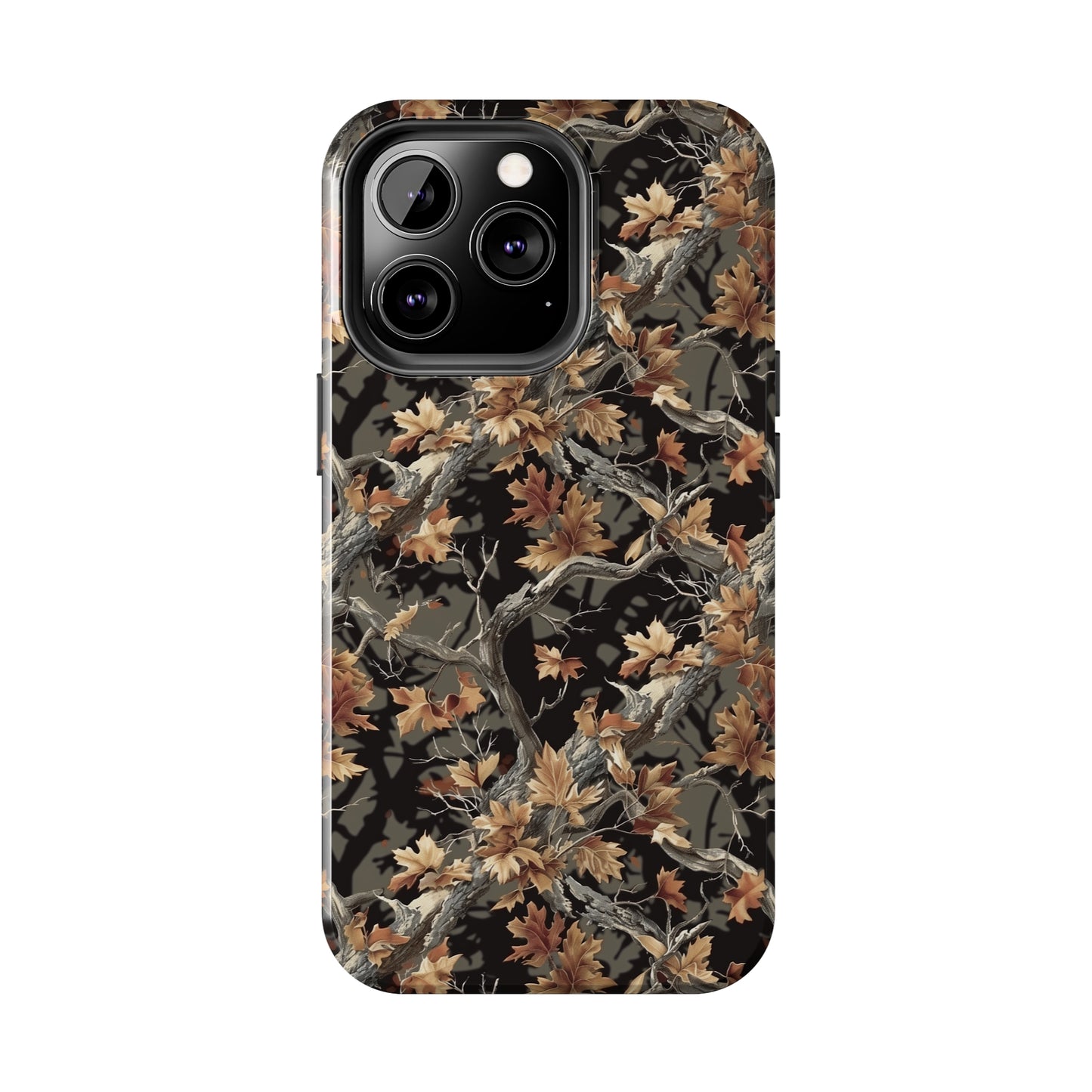 Camo Phone Case for iPhone - Lightweight, Impact Resistant, Wireless Charging Compatible