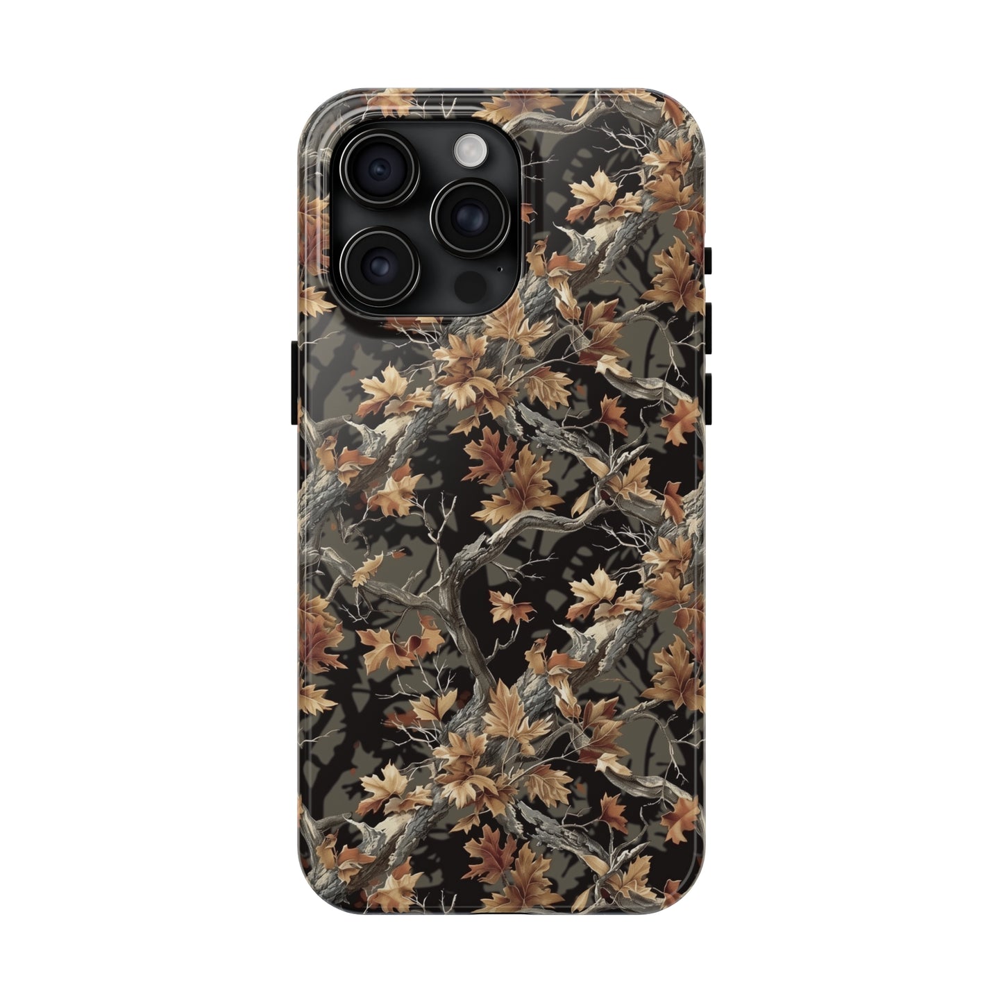 Camo Phone Case for iPhone - Lightweight, Impact Resistant, Wireless Charging Compatible