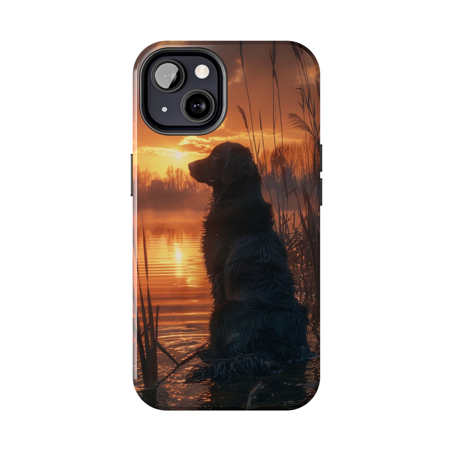 Hunting Dog Phone Case for iPhone - Lightweight, Impact Resistant, Wireless Charging Compatible