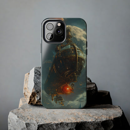 Steampunk Adventures 5 Phone Case for iPhone - Lightweight, Impact Resistant, Wireless Charging Compatible