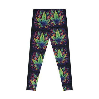 Cannabis Leggings for that special party or just hanging around in your comfy weed leggings.