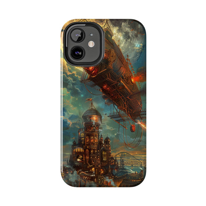 Steampunk Adventures 2 Phone Case for iPhone - Lightweight, Impact Resistant, Wireless Charging Compatible