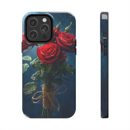 Roses Phone Case for iPhone - Lightweight, Impact Resistant, Wireless Charging Compatible