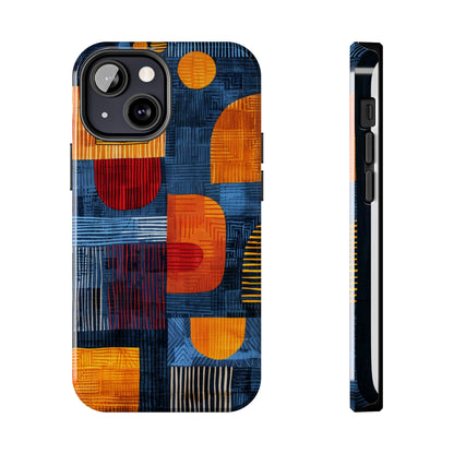 Cultural Tapestry Phone Case 3 for iPhone - Lightweight, Impact Resistant, Wireless Charging Compatible