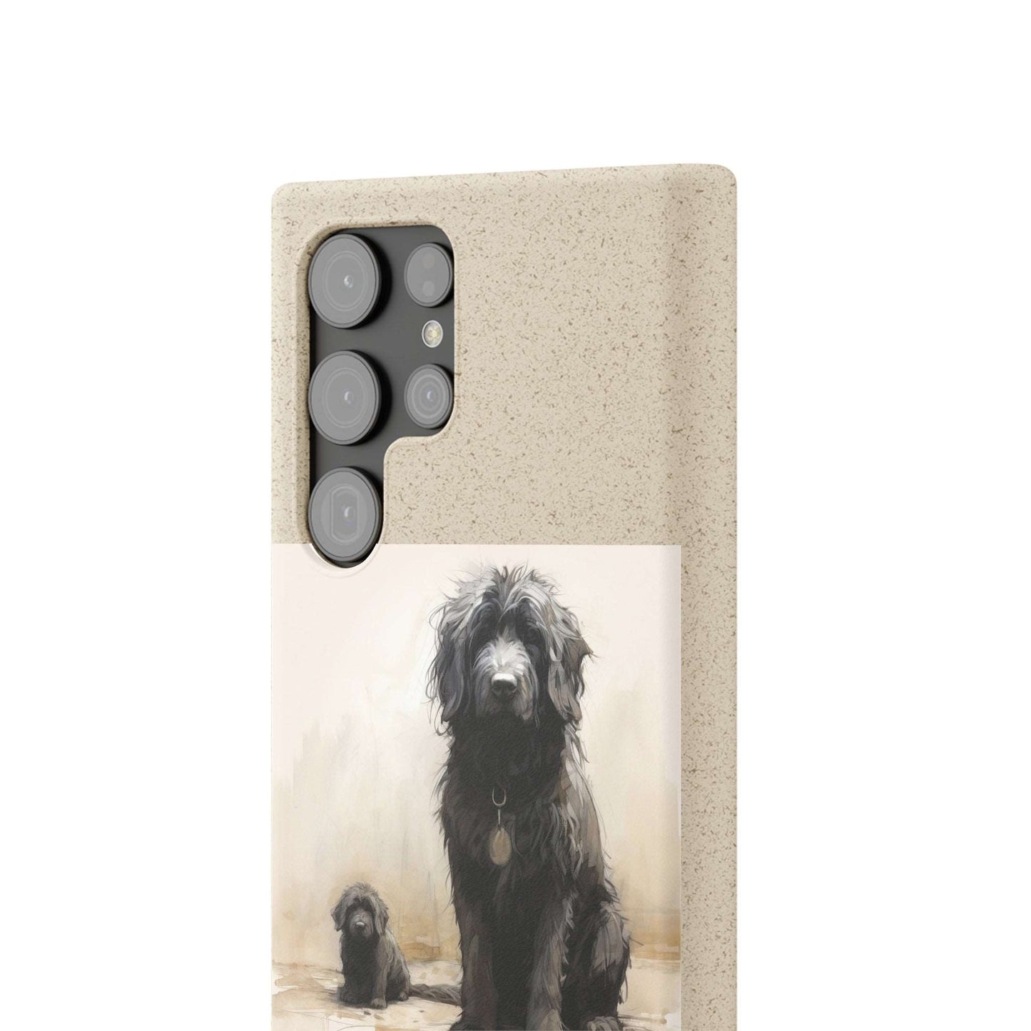 Biodegradable Custom Pet Phone Case, Dog iPhone Case, Doodle Phone Case, Newfypoo, Puppy phone case-AI phone case-AI By AJ