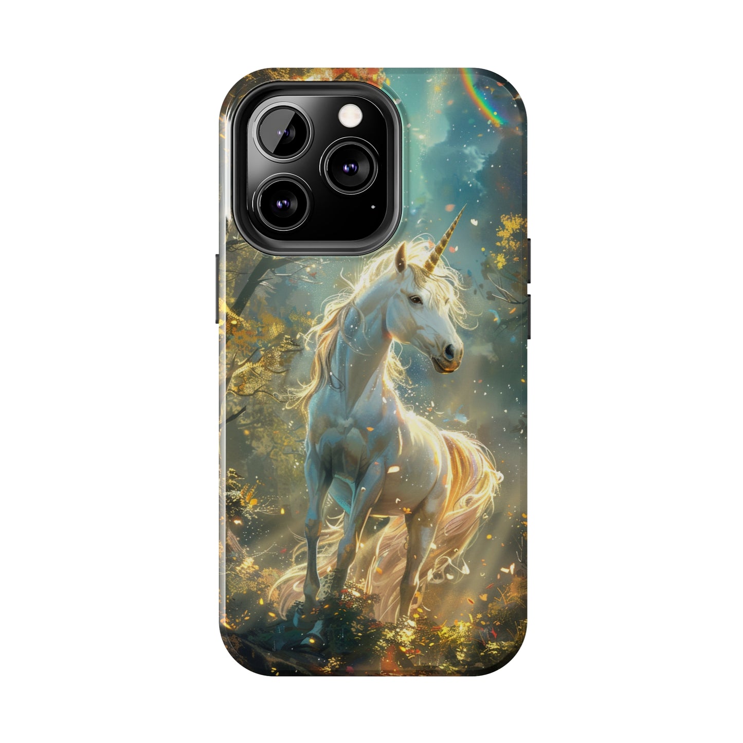 Fantasy Unicorn Phone Case for iPhone - Lightweight, Impact Resistant, Wireless Charging Compatible