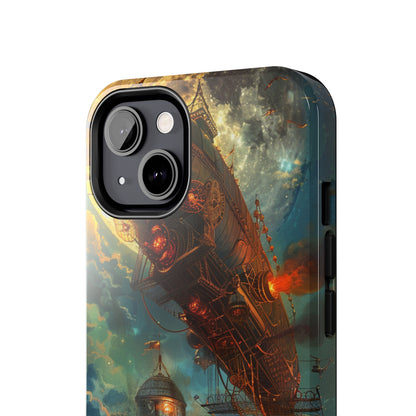 Steampunk Adventures 2 Phone Case for iPhone - Lightweight, Impact Resistant, Wireless Charging Compatible