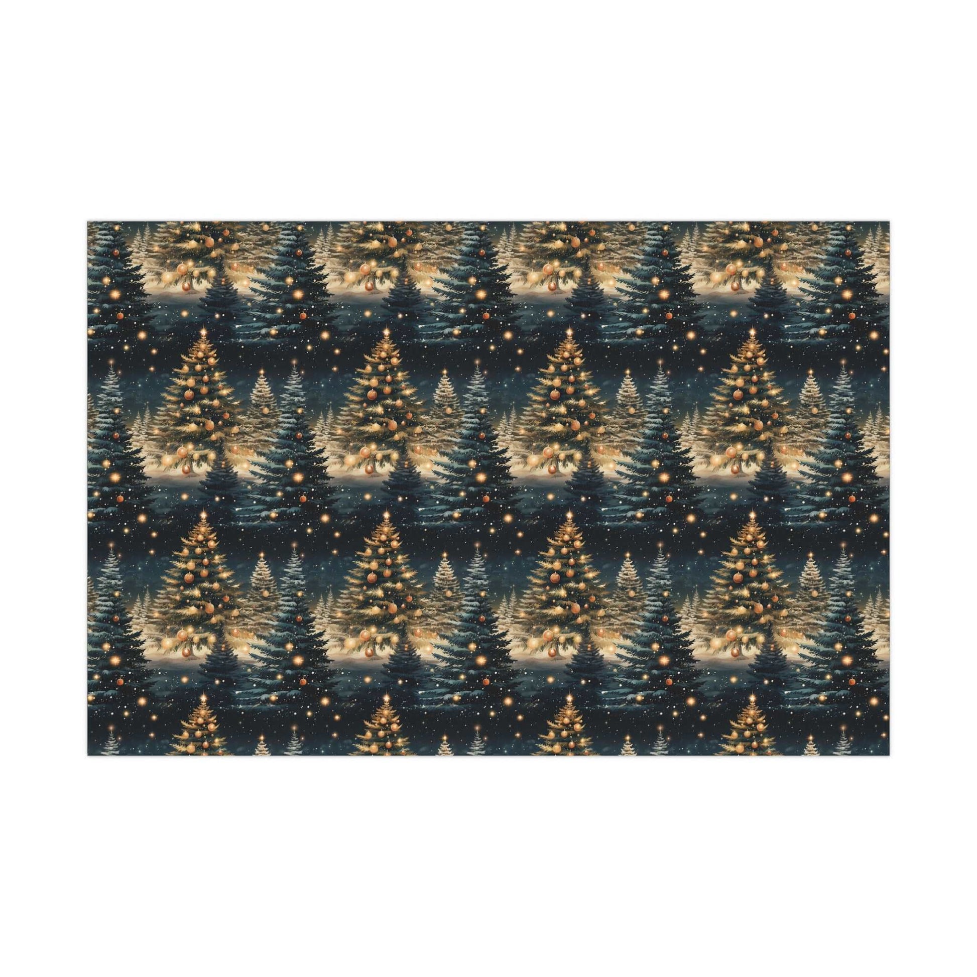 Christmas Tree Gift Wrapping Paper! Cover all your Christmas Gift Wrap ideas with our Custom gift wrapping paper!