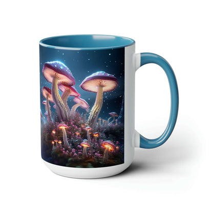 AI Art Mushroom Land Coffee Mug