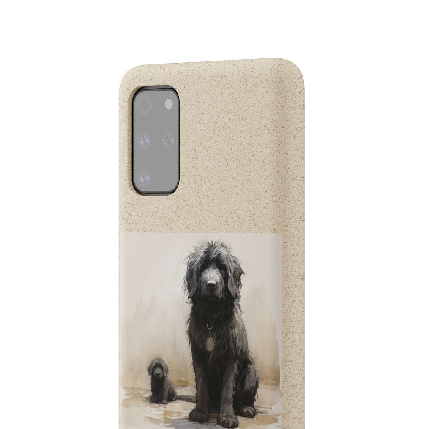 Biodegradable Custom Pet Phone Case, Dog iPhone Case, Doodle Phone Case, Newfypoo, Puppy phone case-AI phone case-AI By AJ