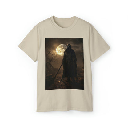 Unisex Grim Reaper's Another Halloween Night Out T-Shirt - Grim Reaper T-shirt, Reaper Shirt, Grim Reaper shirt