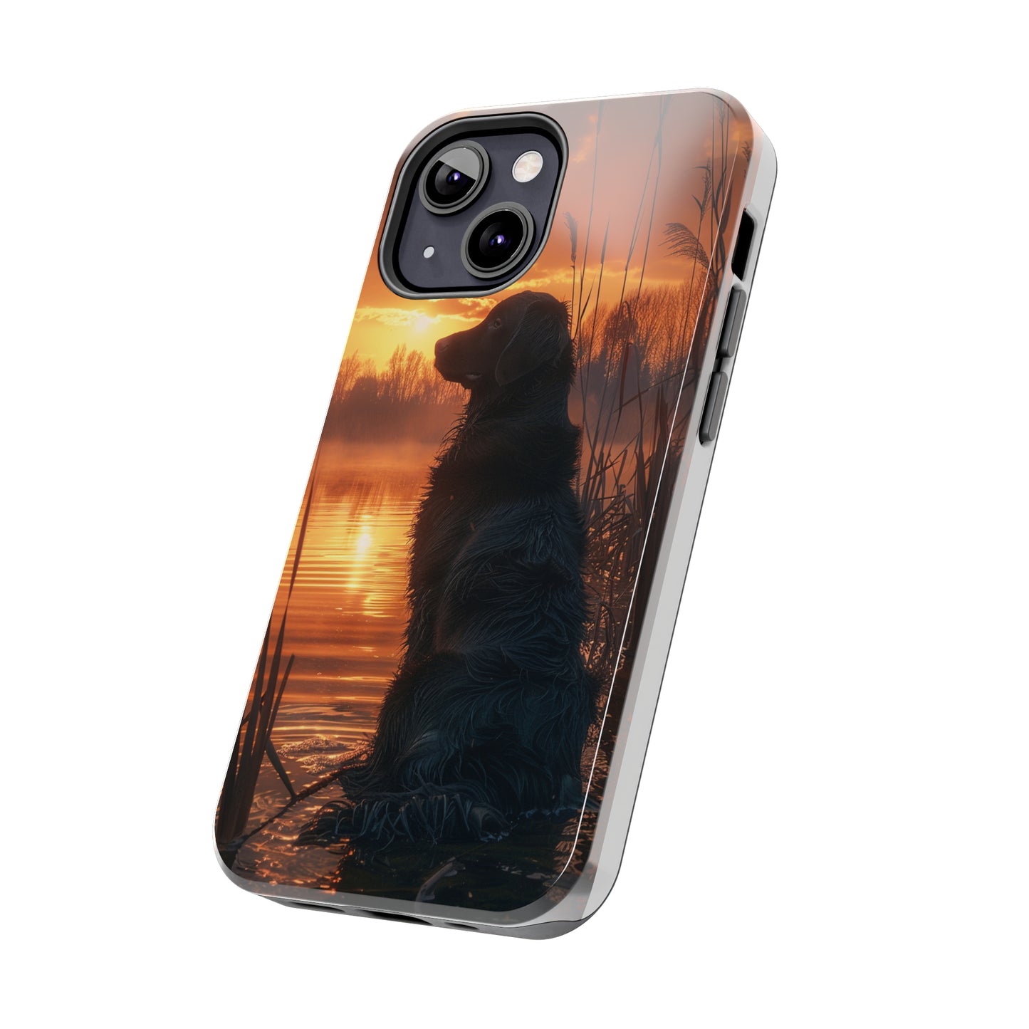 Hunting Dog Phone Case for iPhone - Lightweight, Impact Resistant, Wireless Charging Compatible