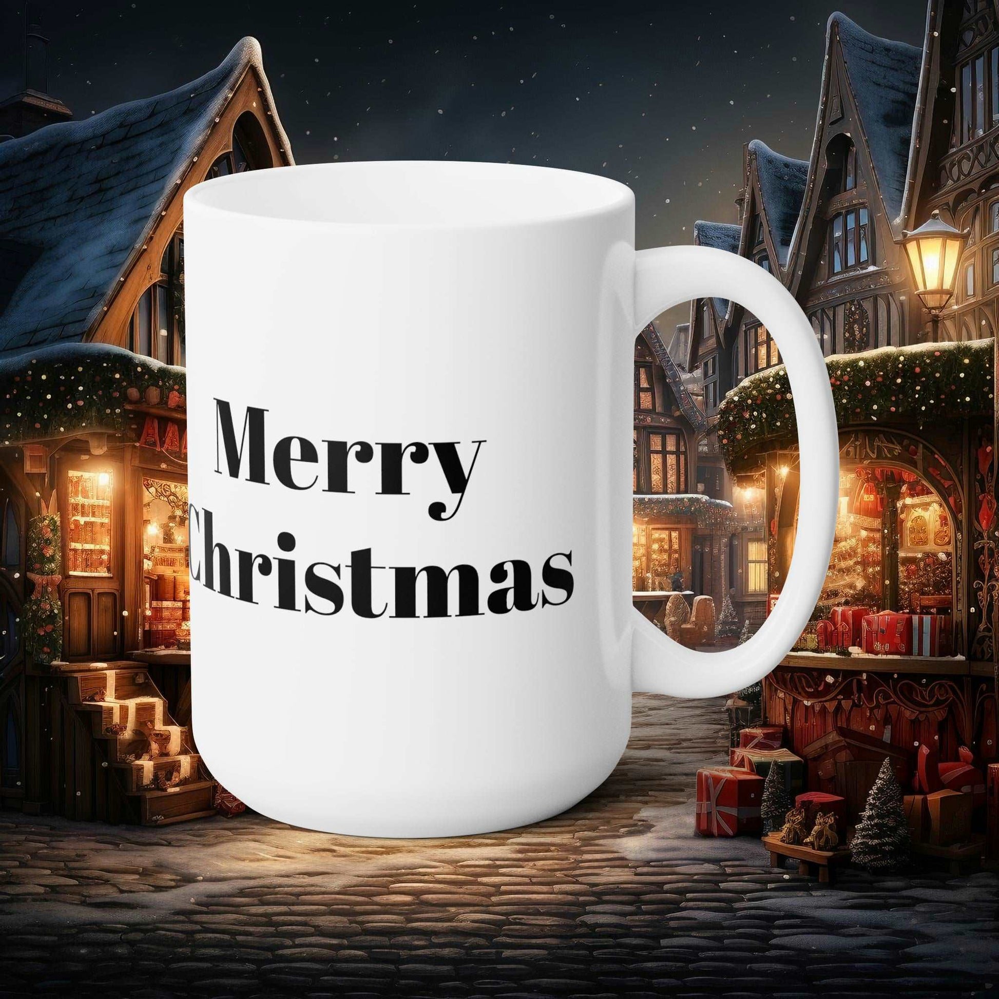 Merry Christmas Snowman Mug