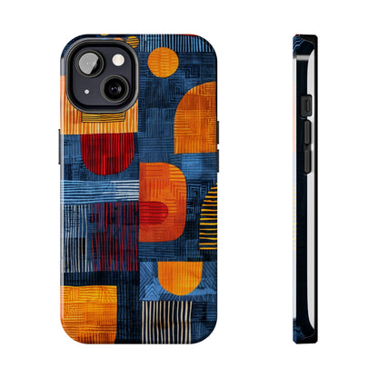 Cultural Tapestry Phone Case 3 for iPhone - Lightweight, Impact Resistant, Wireless Charging Compatible