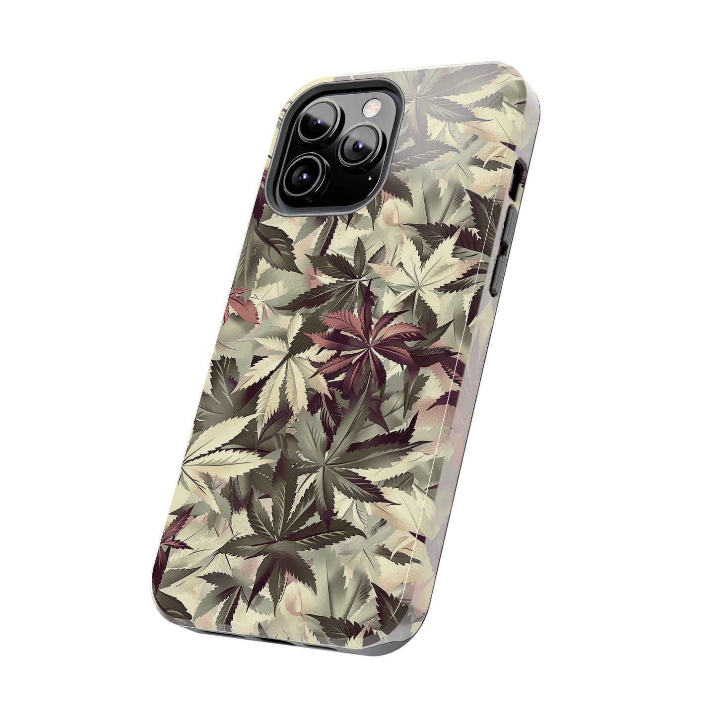 Cannabis Camo 2 Phone Case for iPhone - Lightweight, Impact Resistant, Wireless Charging Compatible