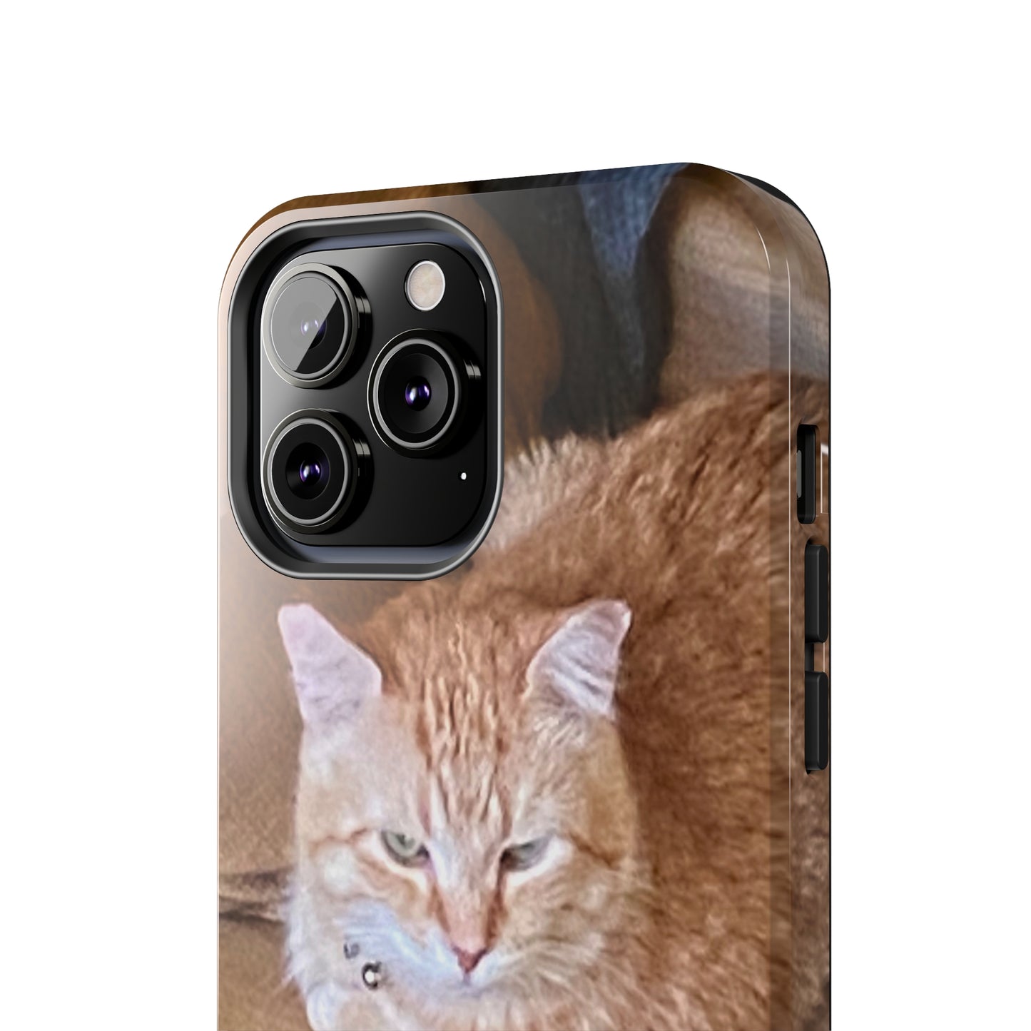 Alfred the Cat's "Couch Potato" Phone Case for iPhone - Lightweight, Impact Resistant, Wireless Charging Compatible