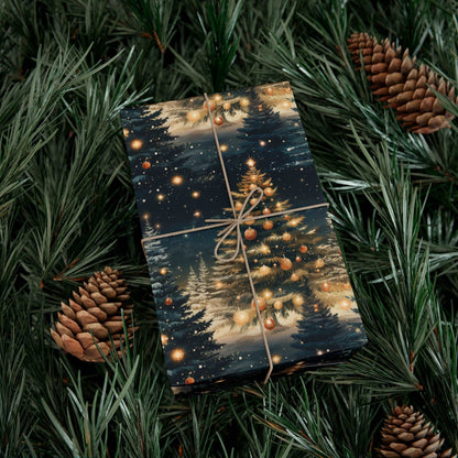 Christmas Tree Gift Wrapping Paper! Cover all your Christmas Gift Wrap ideas with our Custom gift wrapping paper!