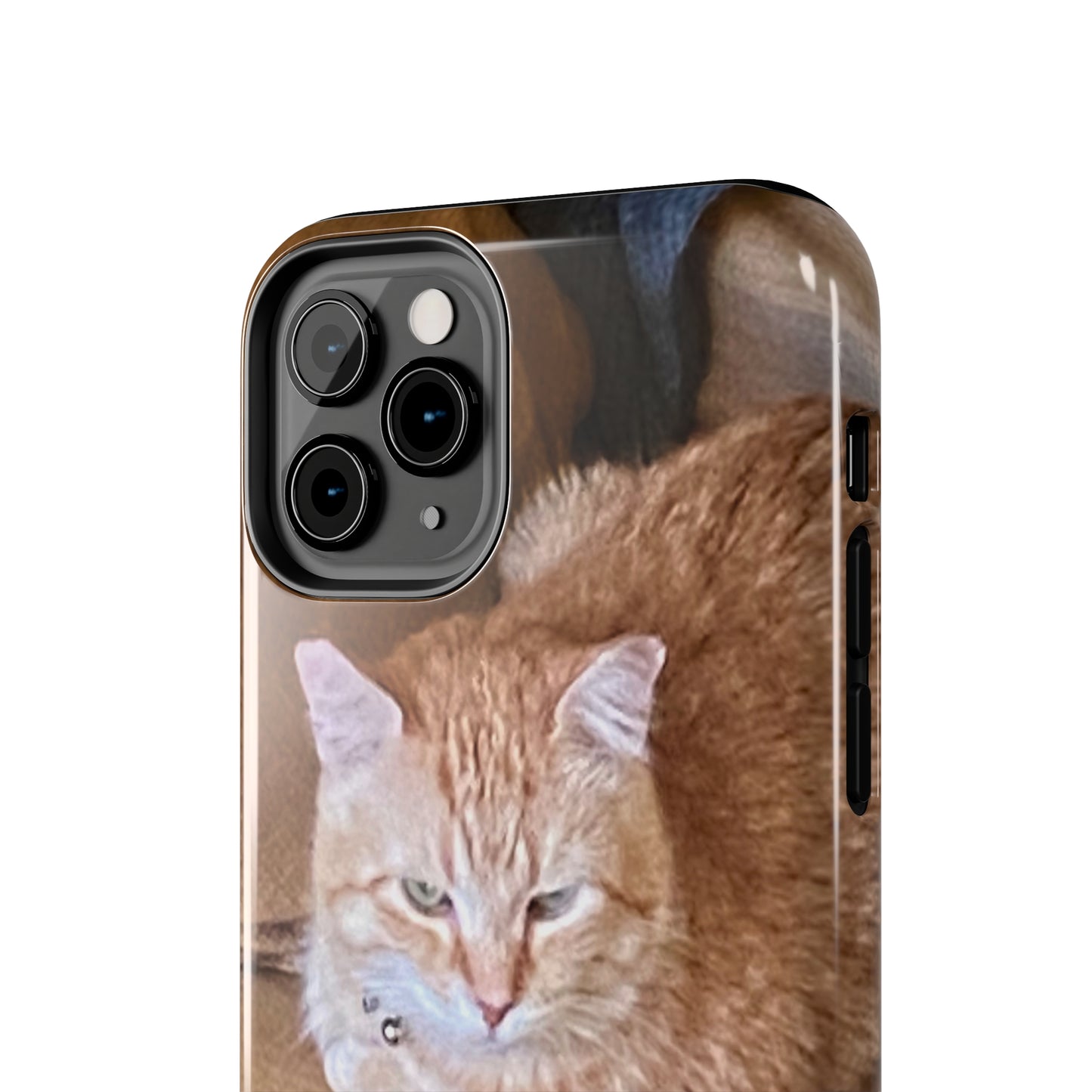 Alfred the Cat's "Couch Potato" Phone Case for iPhone - Lightweight, Impact Resistant, Wireless Charging Compatible