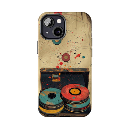 Vintage Audio Phone Case 2 for iPhone - Lightweight, Impact Resistant, Wireless Charging Compatible