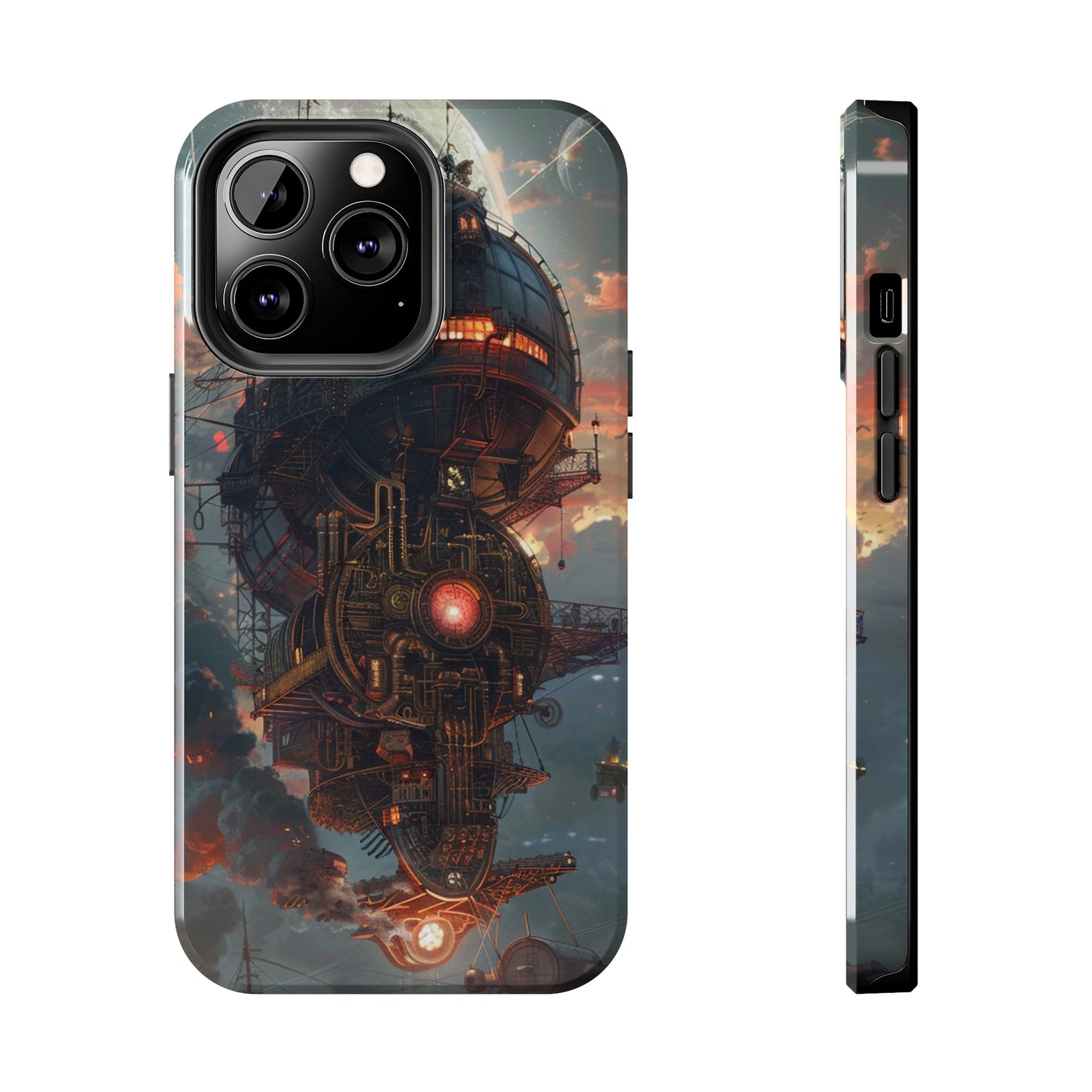 Steampunk Adventures 3 Phone Case for iPhone - Lightweight, Impact Resistant, Wireless Charging Compatible