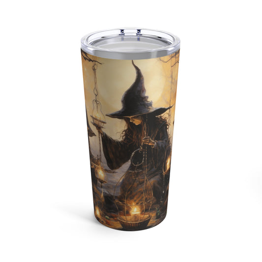 Witches' Midnight Gathering 2 - 20oz Tumbler - Witch Tumbler - Forest Witch