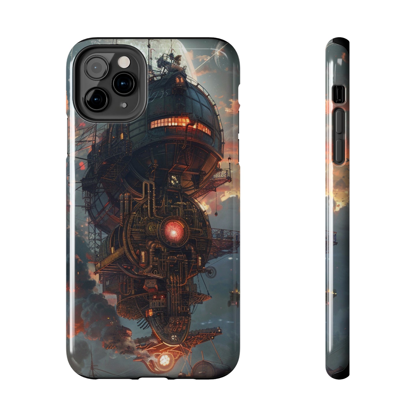 Steampunk Adventures 3 Phone Case for iPhone - Lightweight, Impact Resistant, Wireless Charging Compatible