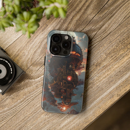 Steampunk Adventures 3 Phone Case for iPhone - Lightweight, Impact Resistant, Wireless Charging Compatible