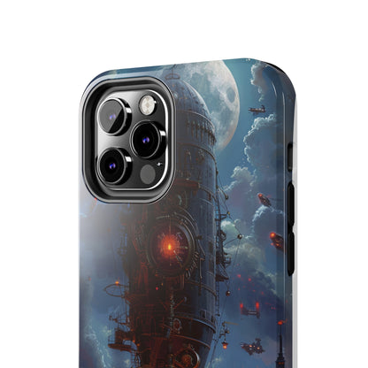 Steampunk Adventures 4 Phone Case for iPhone - Lightweight, Impact Resistant, Wireless Charging Compatible