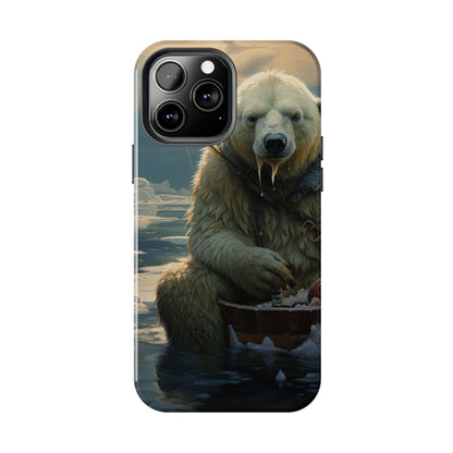 Polar Bear Phone Case for iPhone - Lightweight, Impact Resistant, Wireless Charging Compatible