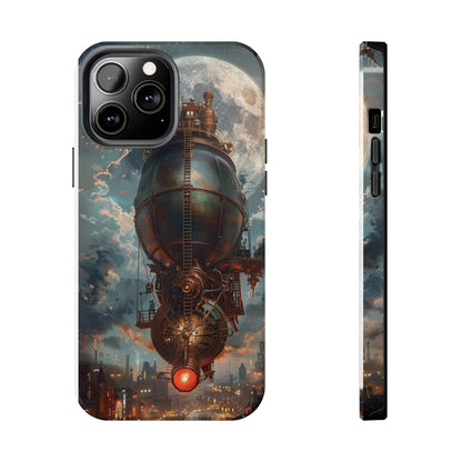 Steampunk Adventure Phone Case for iPhone - Lightweight, Impact Resistant, Wireless Charging Compatible