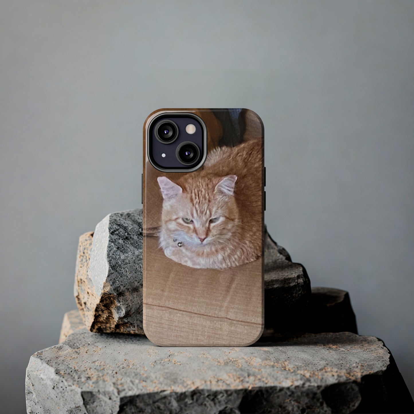 Alfred the Cat's "Couch Potato" Phone Case for iPhone - Lightweight, Impact Resistant, Wireless Charging Compatible