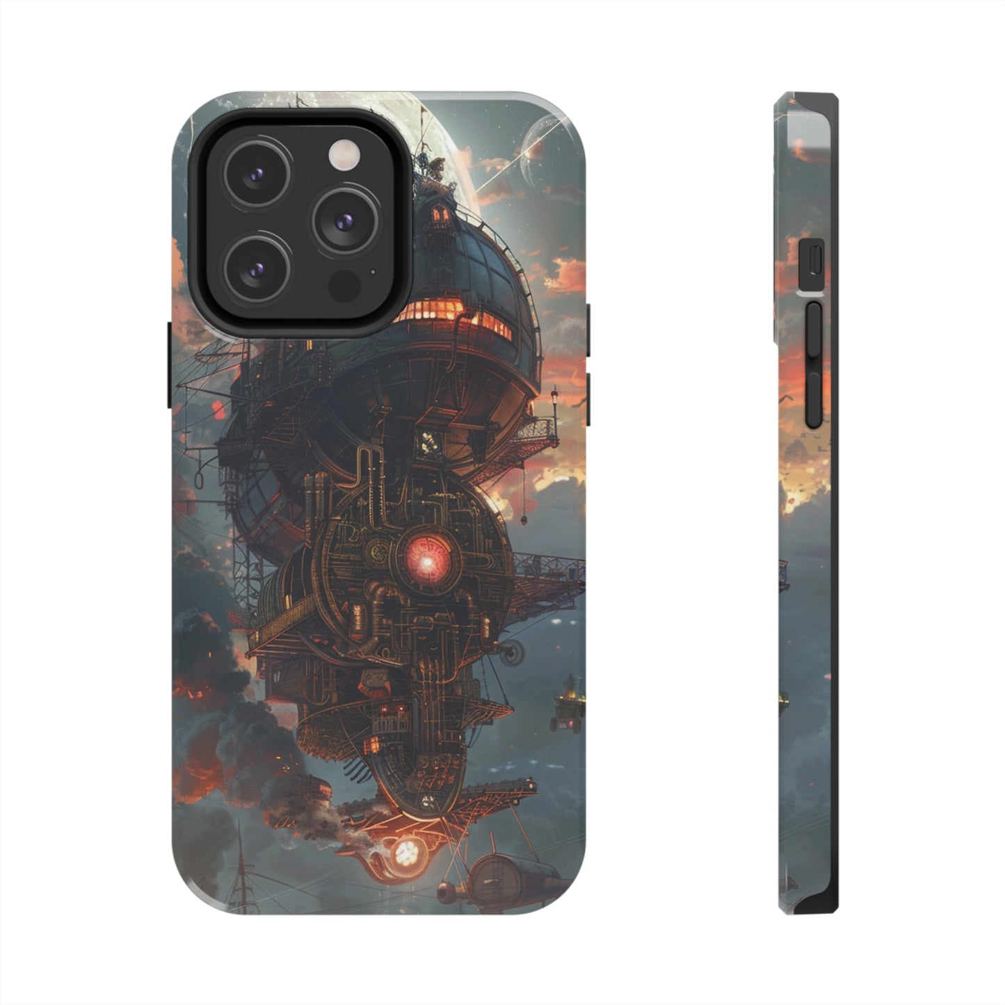 Steampunk Adventures 3 Phone Case for iPhone - Lightweight, Impact Resistant, Wireless Charging Compatible