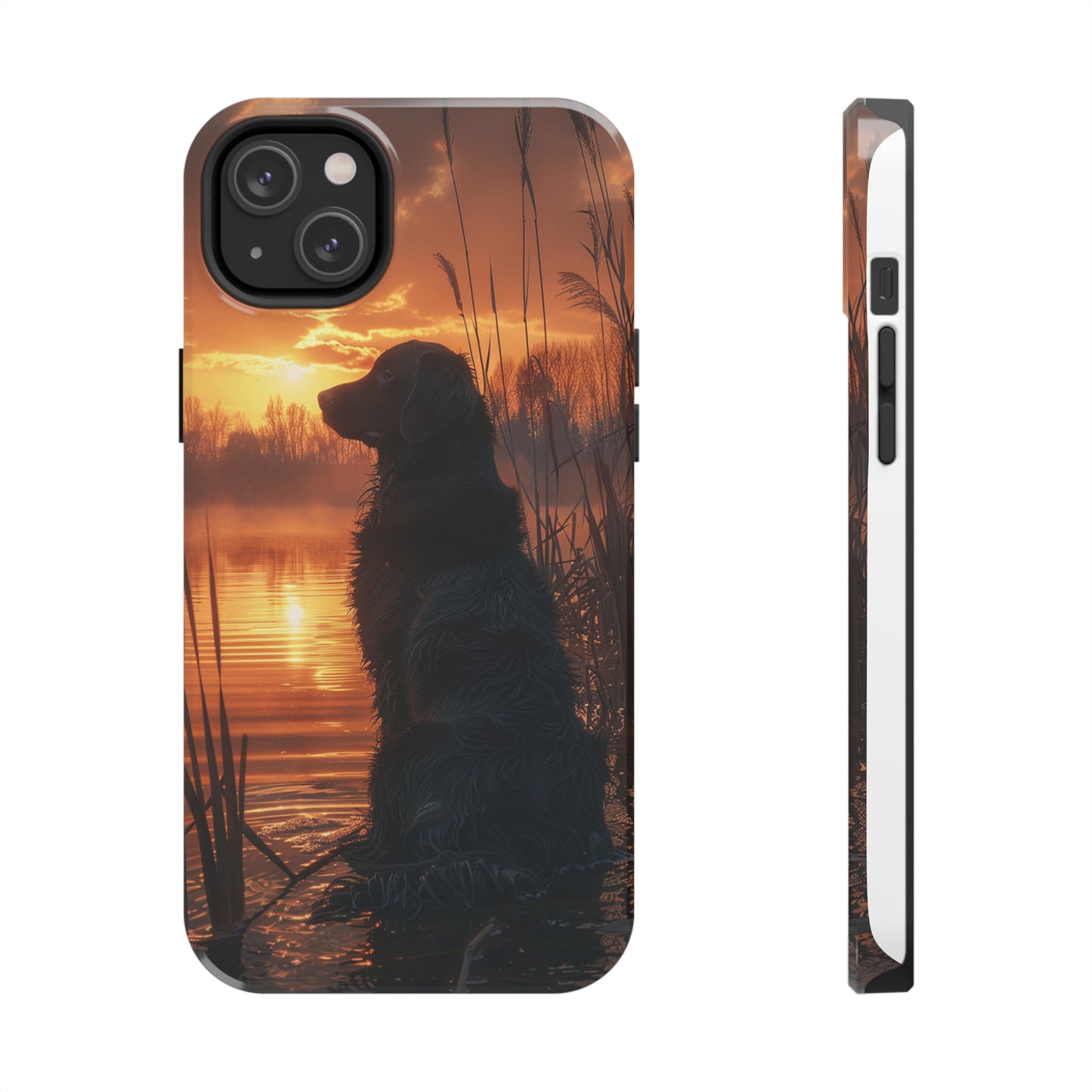 Hunting Dog Phone Case for iPhone - Lightweight, Impact Resistant, Wireless Charging Compatible