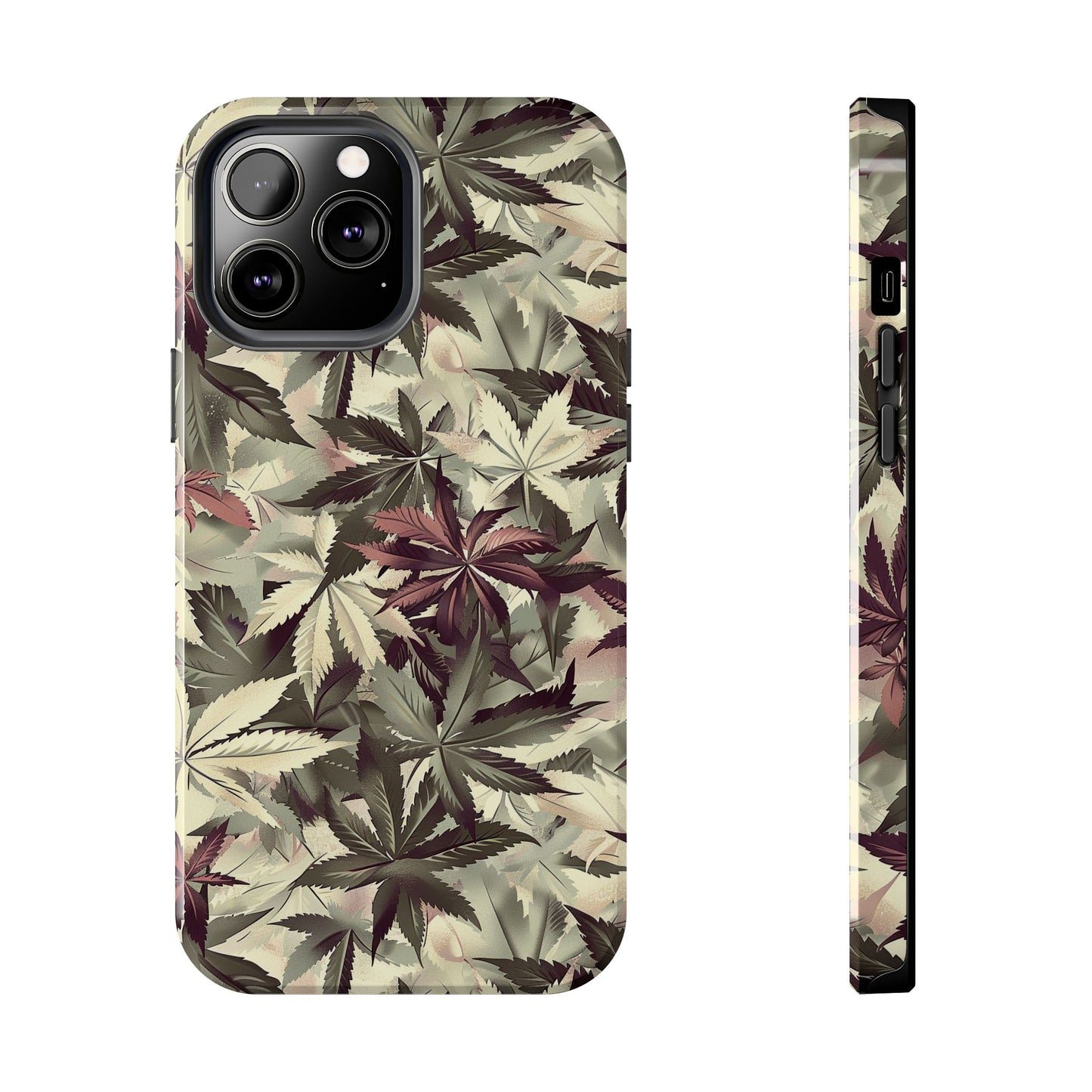 Cannabis Camo 2 Phone Case for iPhone - Lightweight, Impact Resistant, Wireless Charging Compatible