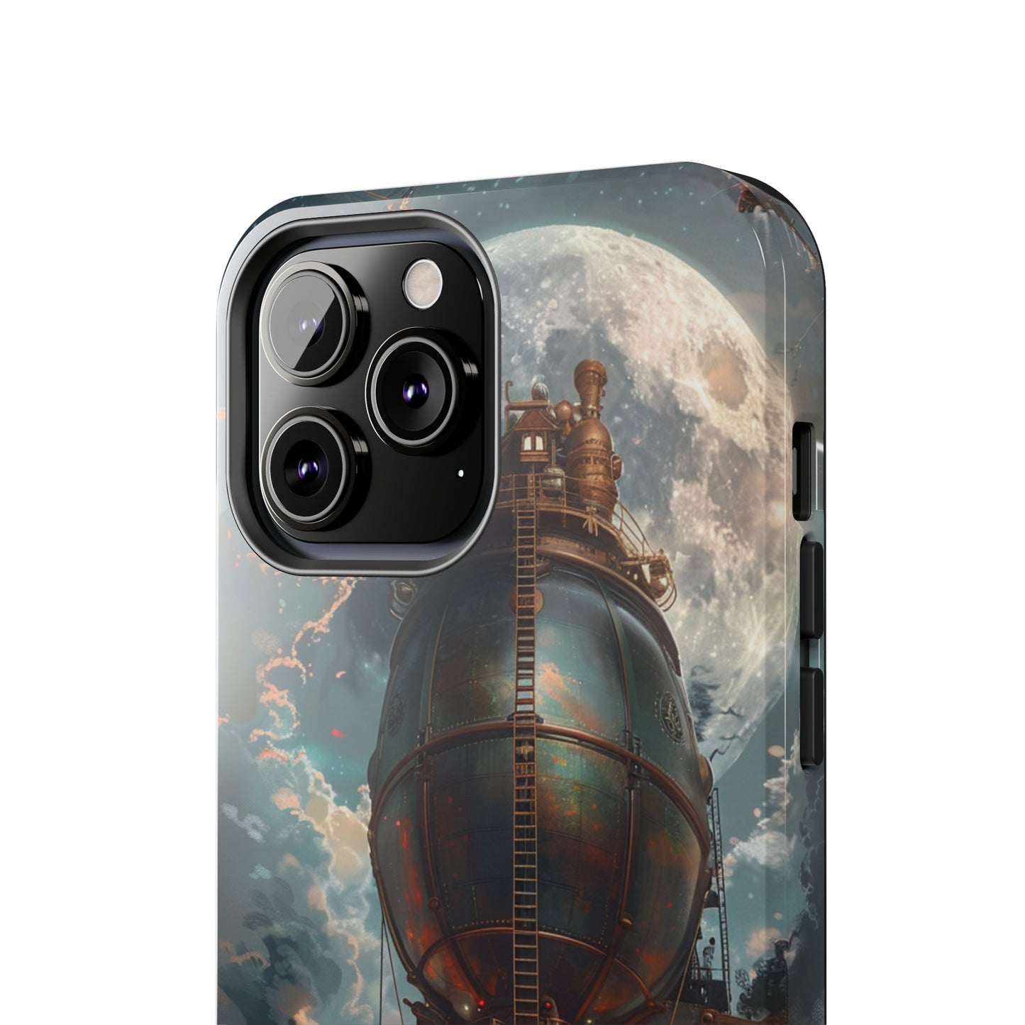 Steampunk Adventure Phone Case for iPhone - Lightweight, Impact Resistant, Wireless Charging Compatible