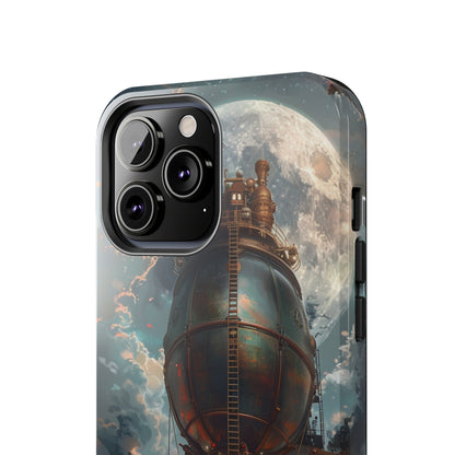 Steampunk Adventure Phone Case for iPhone - Lightweight, Impact Resistant, Wireless Charging Compatible