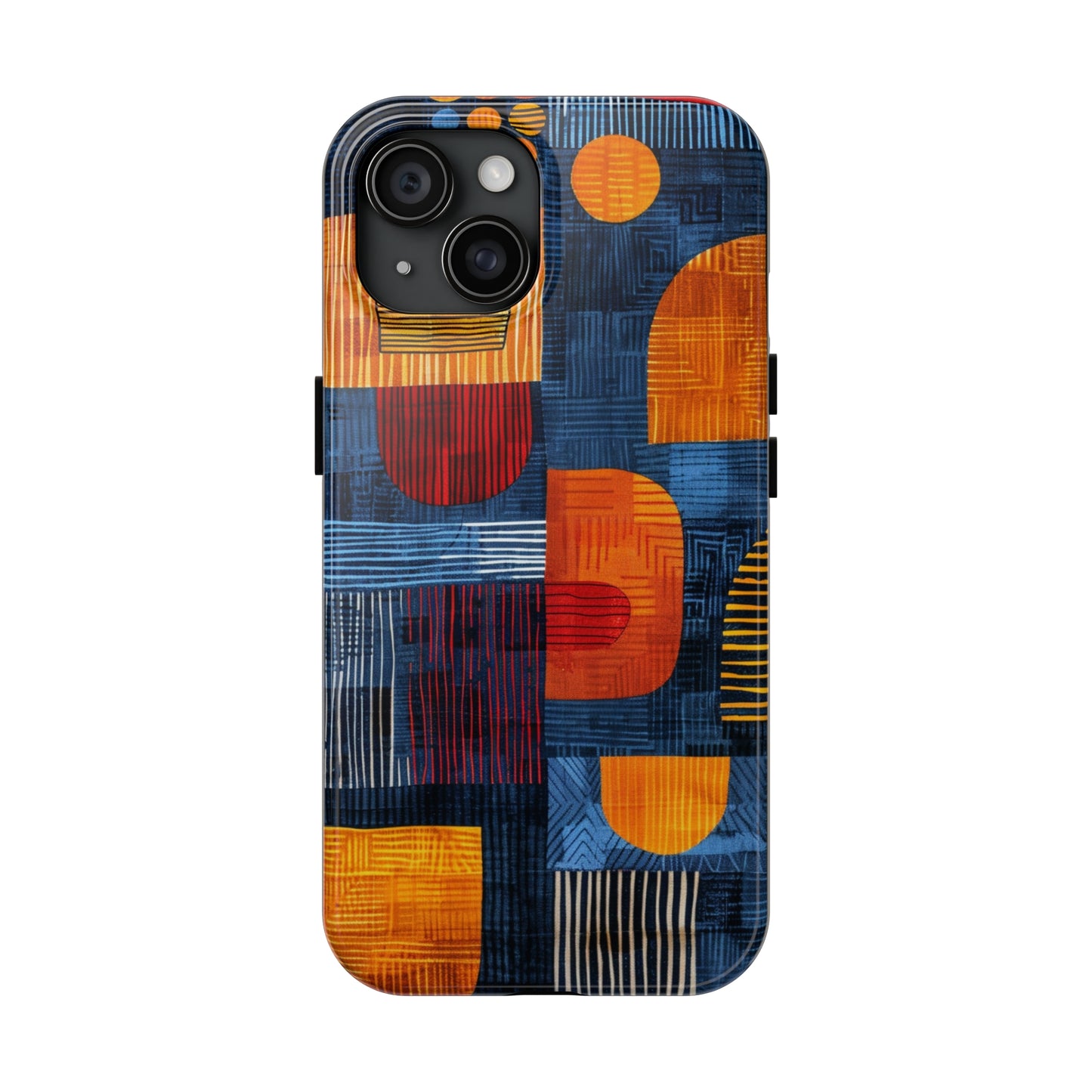 Cultural Tapestry Phone Case 3 for iPhone - Lightweight, Impact Resistant, Wireless Charging Compatible