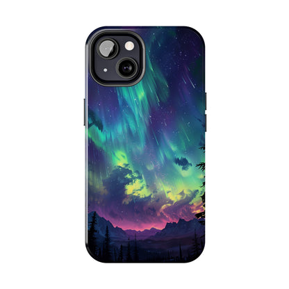 Aurora Dreams Phone Case for iPhone - Lightweight, Impact Resistant, Wireless Charging Compatible