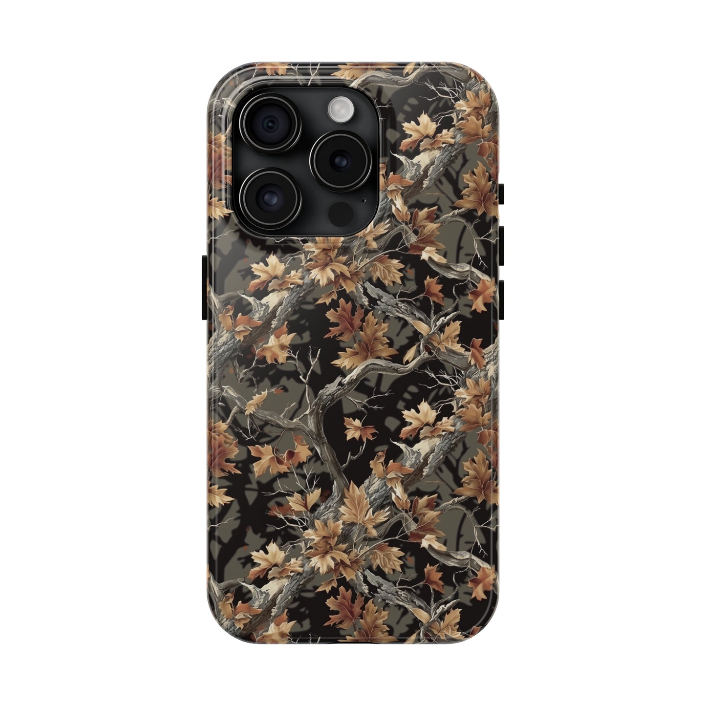 Camo Phone Case for iPhone - Lightweight, Impact Resistant, Wireless Charging Compatible