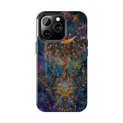 Mandala Pattern Phone Case 4 for iPhone - Lightweight, Impact Resistant, Wireless Charging Compatible