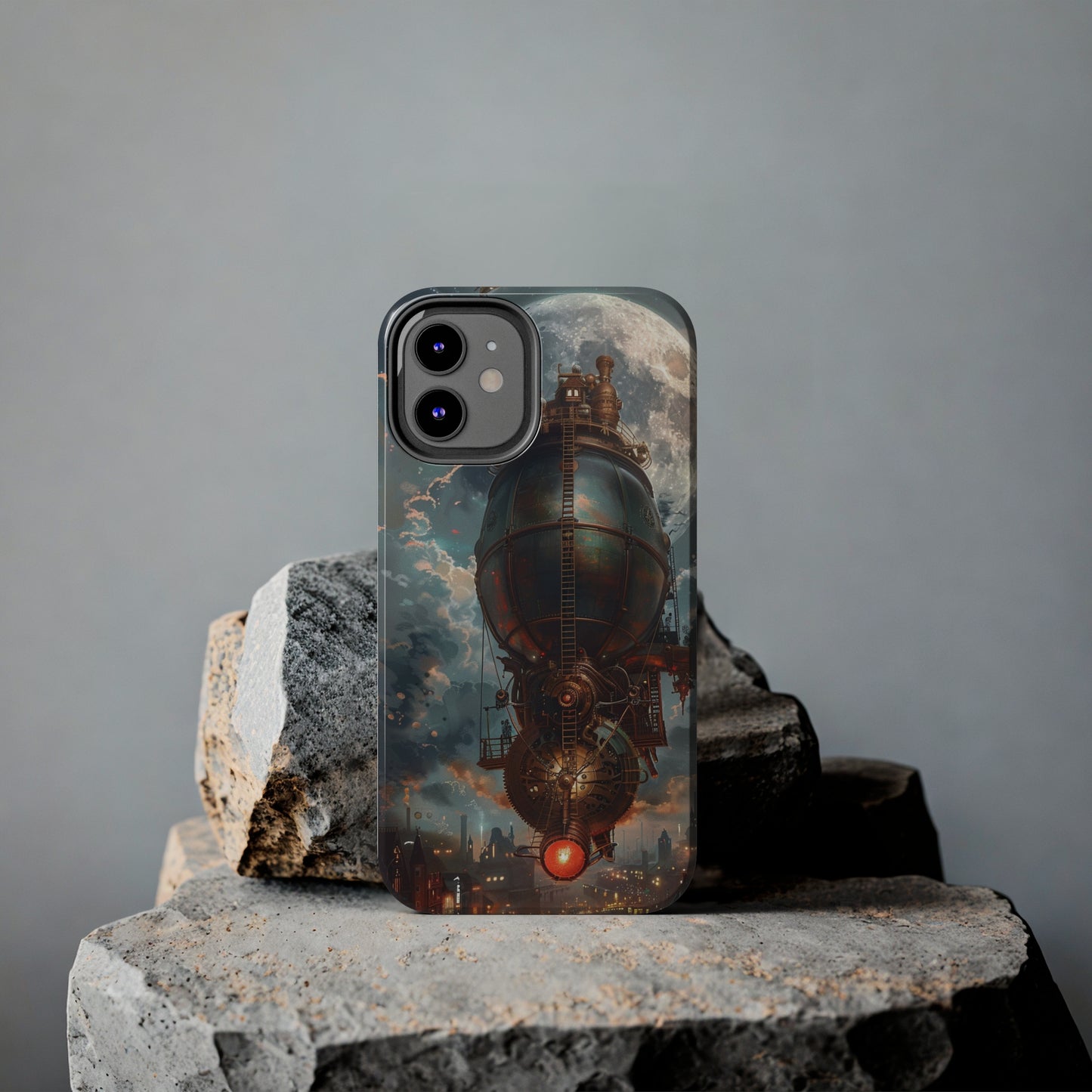 Steampunk Adventure Phone Case for iPhone - Lightweight, Impact Resistant, Wireless Charging Compatible