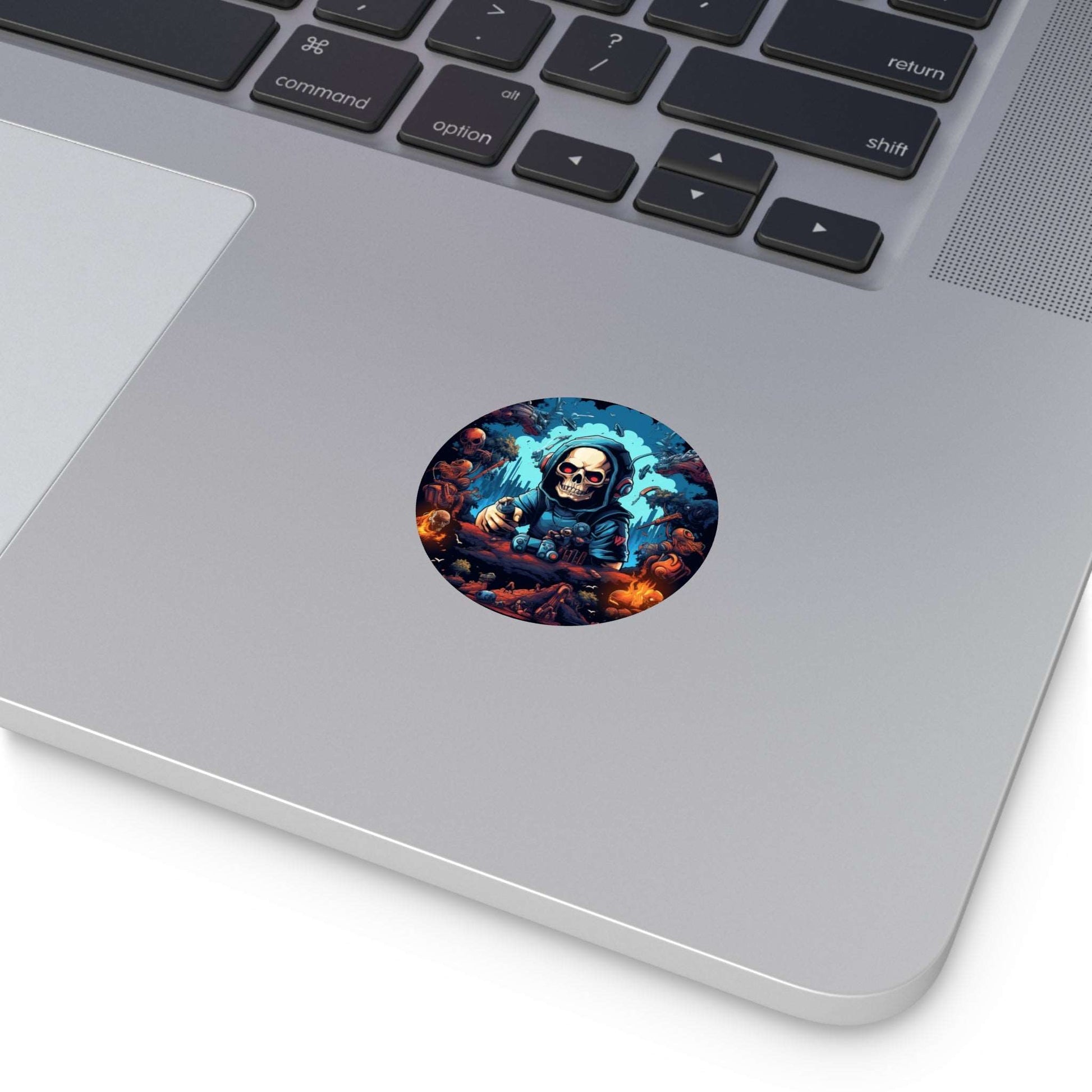 Gaming Vinyl Sticker: The Perfect Decoration for Gamers - Gamer Gear - Skeleton Sticker - Gaming Sticker