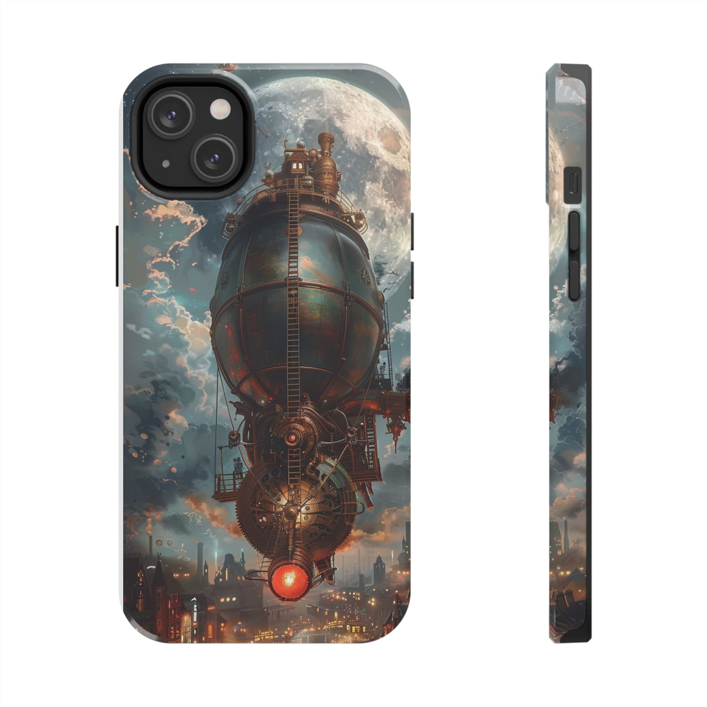 Steampunk Adventure Phone Case for iPhone - Lightweight, Impact Resistant, Wireless Charging Compatible