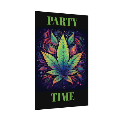 Neon Weed Poster