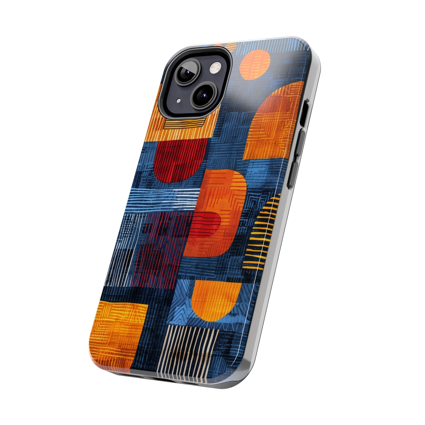 Cultural Tapestry Phone Case 3 for iPhone - Lightweight, Impact Resistant, Wireless Charging Compatible