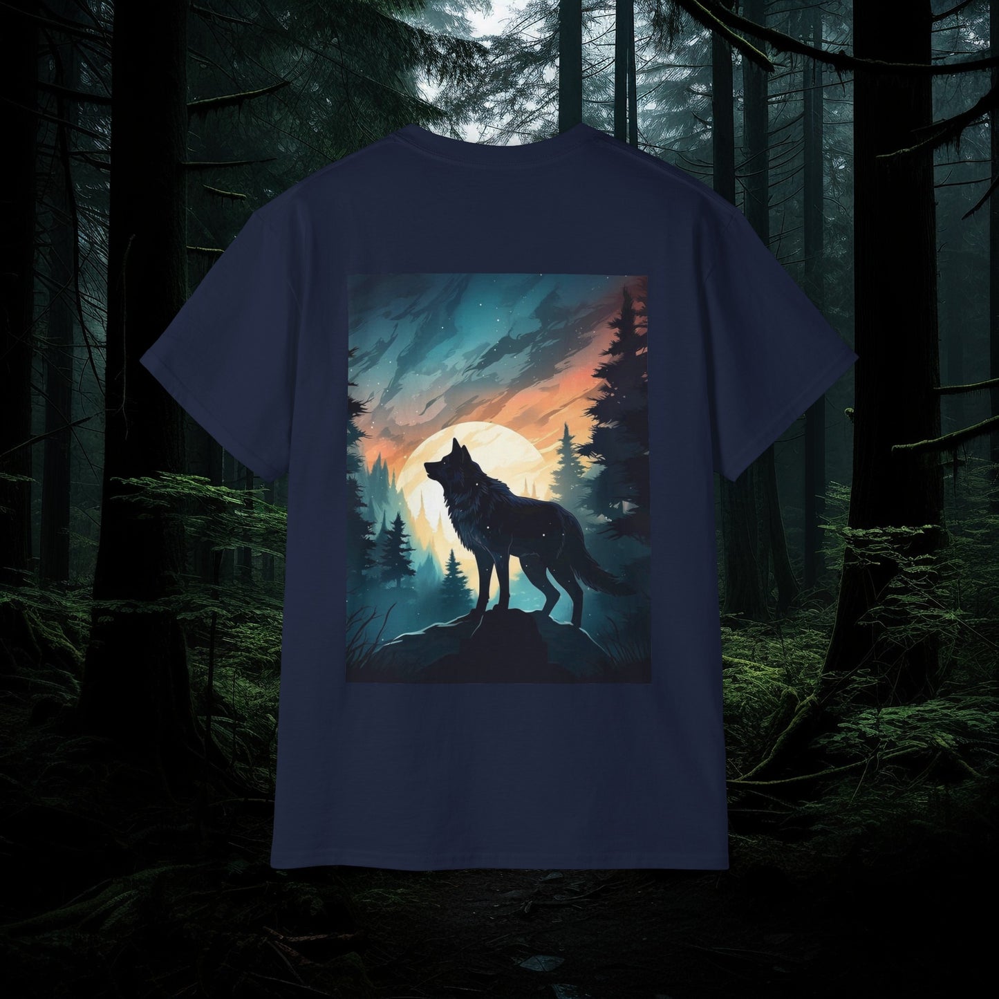 Unisex Mythical Creature Wolf tshirt - Great Wolf lover gift, Wolf Lover Shirt