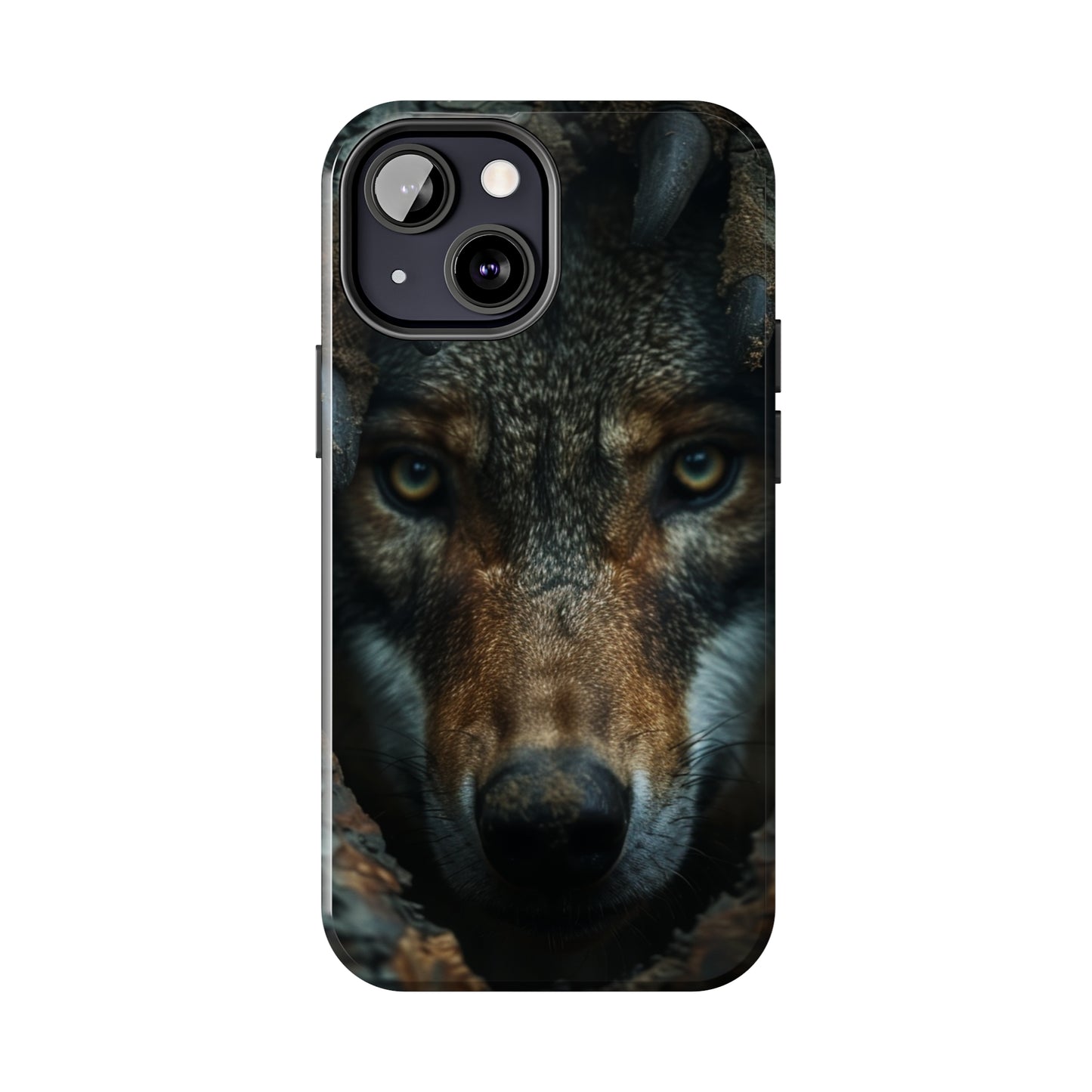 AI Wolf Phone Case for iPhone - Lightweight, Impact Resistant, Wireless Charging Compatible-AI phone case-AI By AJ