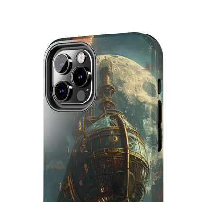 Steampunk Adventures 5 Phone Case for iPhone - Lightweight, Impact Resistant, Wireless Charging Compatible